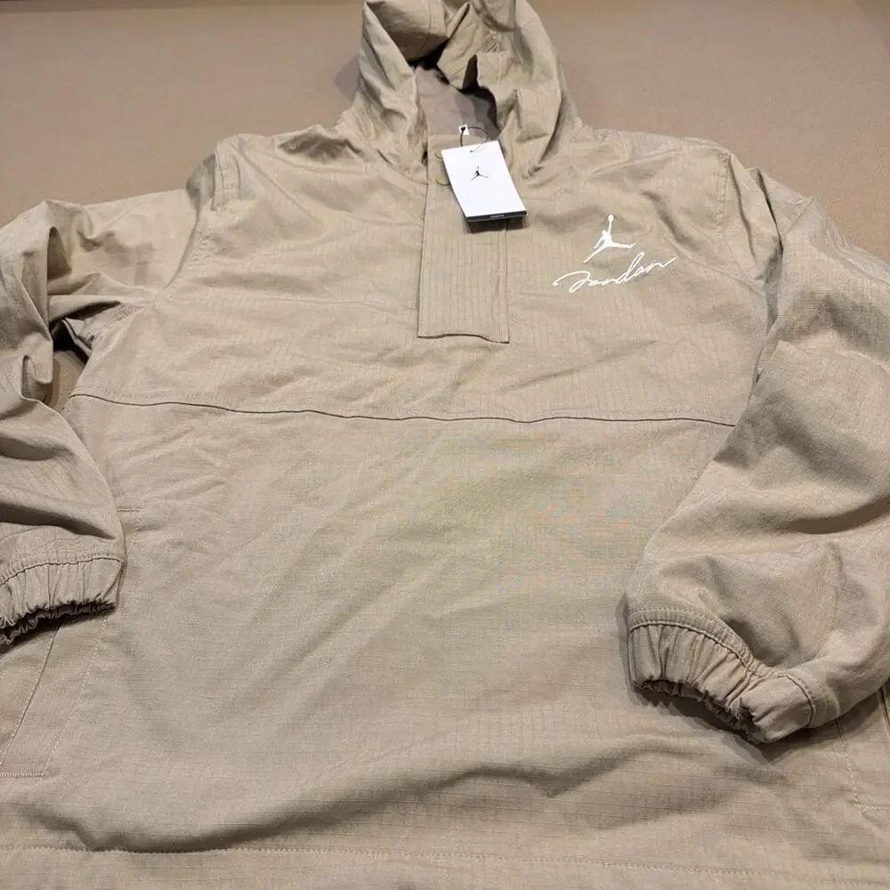 Jordan Mens Small MVP Anorak Loose Fit Jacket HF9293-257 Desert Camo Collection